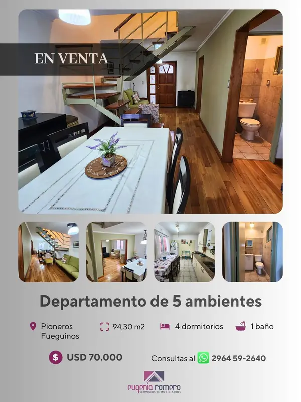 Departamento en Venta en Rio Grande - PIONEROS FUEGUINOS 351 Piso 0 Departamento 5