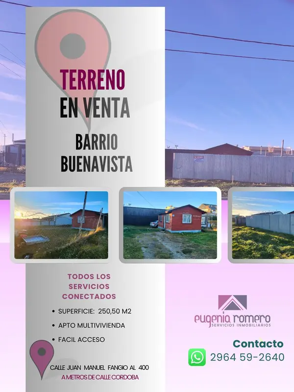 Terreno en Venta en Rio Grande - JUAN MANUEL FANGIO 466