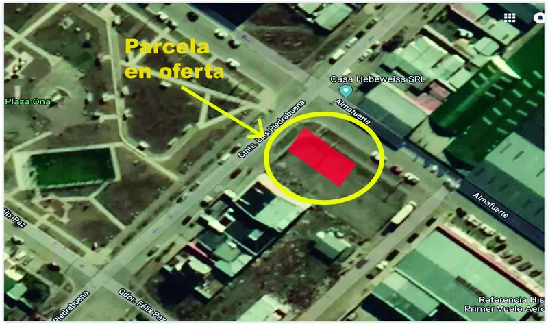 TERRENO COMERCIAL – Piedrabuena Esq. Almafuerte